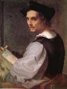 Andrea del Sarto Portrait of man oil painting reproduction
